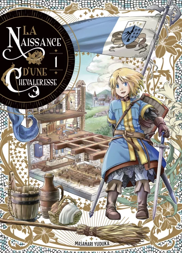 Couverture de La Naissance d'une chevaleresse